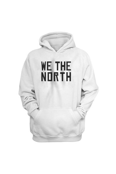 usateamfans Ανδρικό λευκό φούτερ We The North Hoodie
