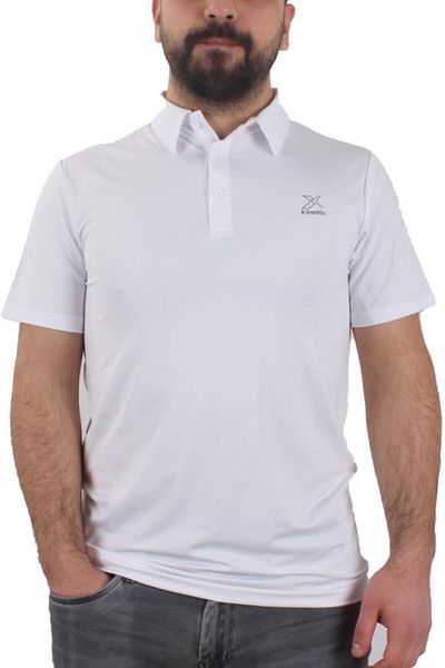Kinetix BAXTER KK POLO TS - Tricou alb cu mânecă scurtă pentru bărbați M-18188100514839