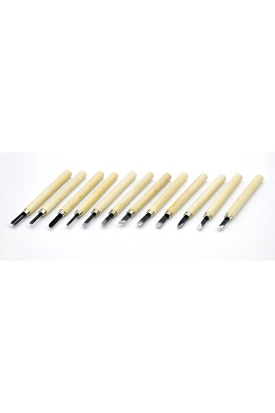 Titi Ahşap Oyma Bıçak Seti 12 Parça 1123