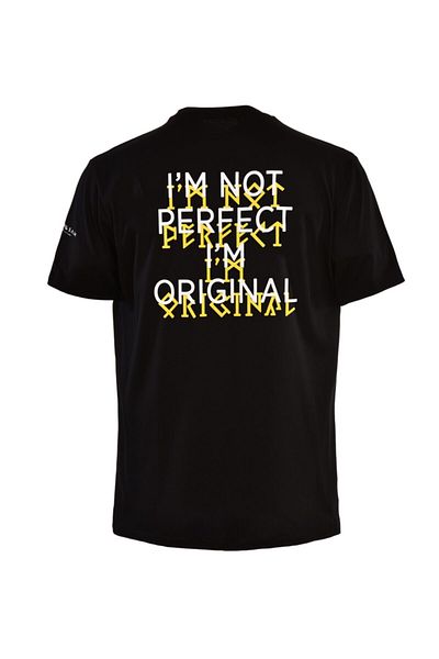 Sam and Sam Unisex Black Don't Be Fake Themed Printed T-shirt