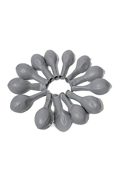 Partifabrik Macaron Balloon Gray Color Matte Pastel Balloon 50 Liters