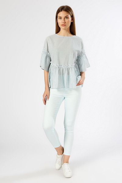 Koton Pantaloni albaștri de damă 8YAK47556DW