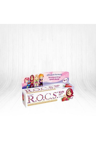 R.O.C.S. معجون أسنان للأطفال بعمر 4-7 سنوات بالتوت والفراولة 35 مل
