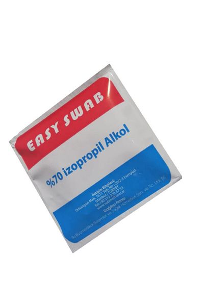 Easy Alcohol Wipes 70% Ipa, Skin Cleansing Wipes 100 Pieces