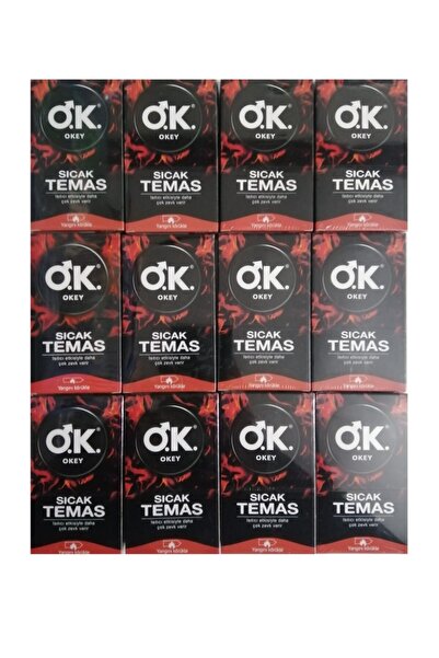 Okey Sıcak Temas Prezervatif 120 Li (12 Paket)
