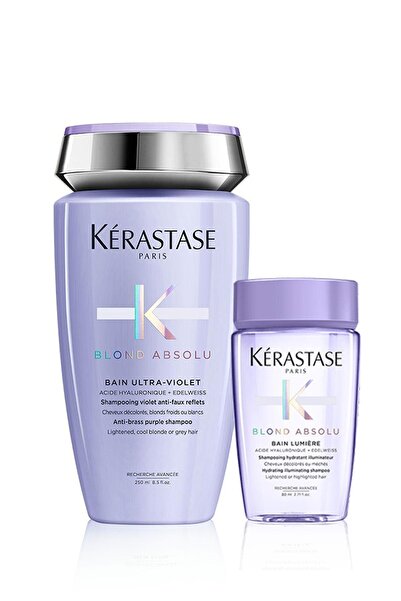 Kerastase Blond Absolu Bain Ultra Violet Şampuan 250 Ml + Blond Absolu Bain L...