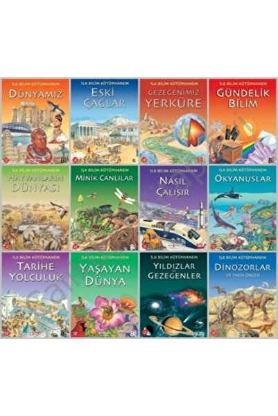 TÜRKİYE İŞ BANKASI KÜLTÜR YAYINLARI 7-12 Yaş Ilk Bilim Kütüphanem Serisi (12 ...