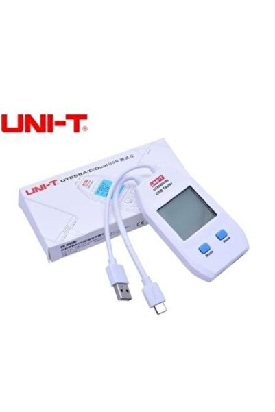 Unit Ut658dual Çift Çıkışlı Usb Akım Gerilim Test Cihazı
