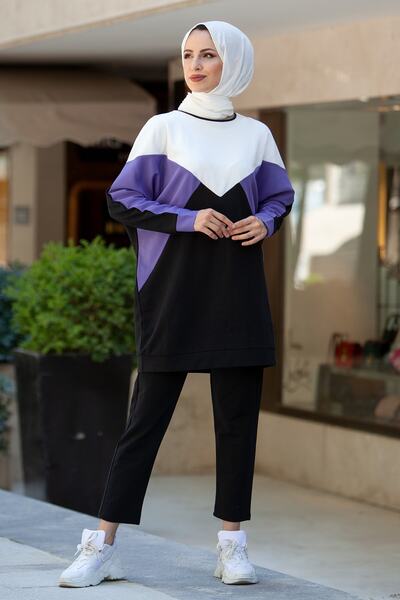 benguen 2014-es kétrészes kombinált öltöny - lila