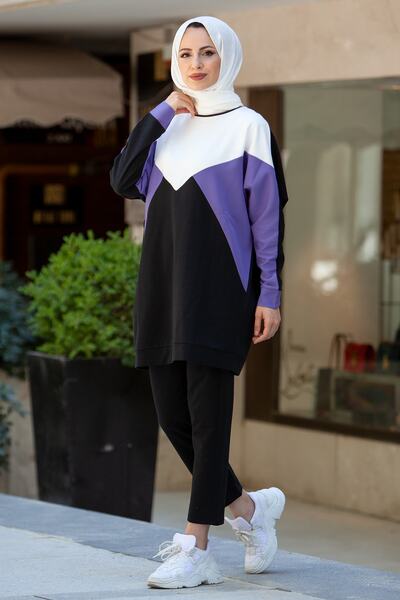 benguen 2014-es kétrészes kombinált öltöny - lila