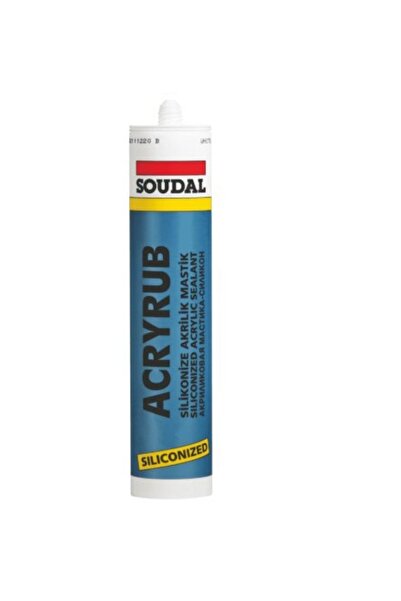 Genel Markalar Acryrub Silikonize Mastik 500 gr Siyah