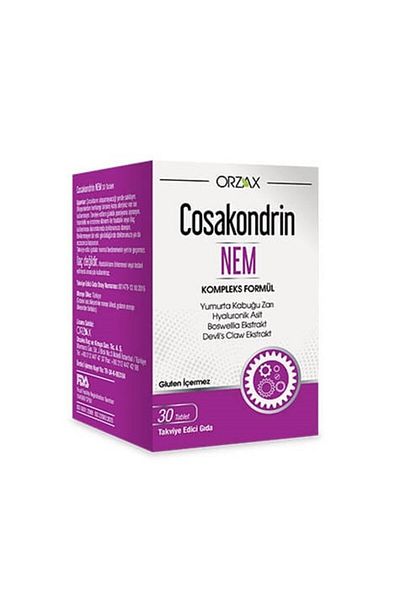 Ocean Cosakondrin Moisture - 30 Tablets Food Supplement Containing Eggshell Dander + Facial Cleanser 100ml Gift Set