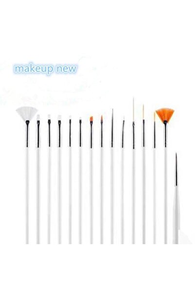 Nehar Nail Art Tırnak Süsleme Fırça Seti 15 Li Set Profesyonel Boyama Fırçası