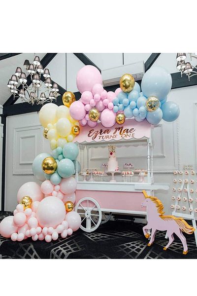 Partifabrik Macaron Balloon Pastel Color Yellow 50 Liter