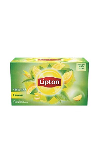 Lipton Limonlu Yeşil Çay Süzen Poşet 20 X 1.5 gr