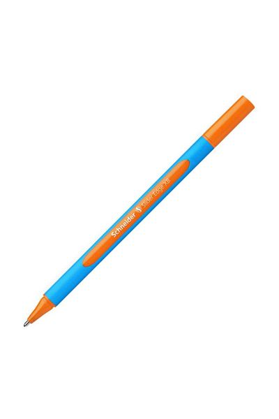 SCHNEIDER 1.0 Mm Ballpoint Pen with Orange Ball Point - Slider Edge Xb (10 Pack)
