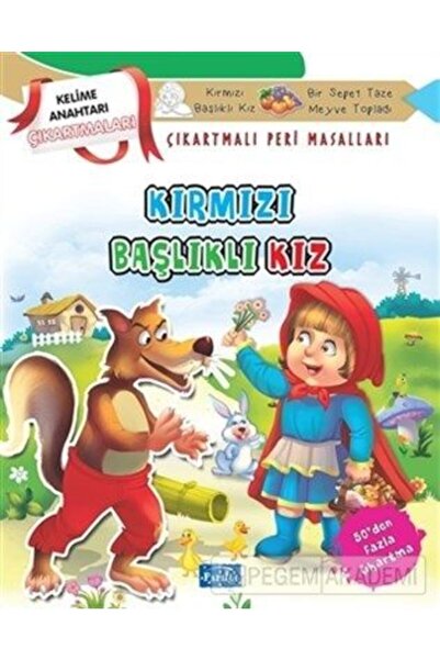 Parıltı Yayıncılık Çıkartmalı Peri Masalları-kırmızı Peri Masalları | Kolektif |