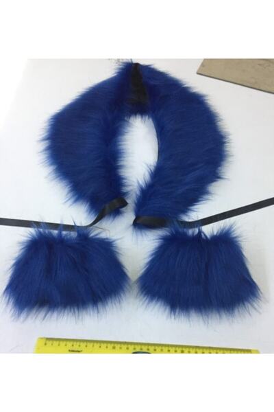 kurkyaka Imitasyon Kürk Şal Yaka Ve Kürk Kolluk