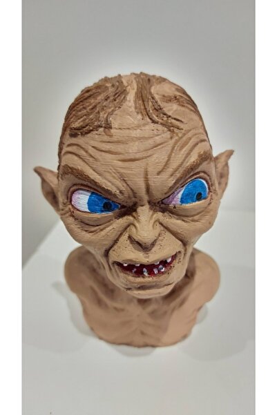 Ard.Art Sarı Renkli Gollum Büst Figür Biblo
