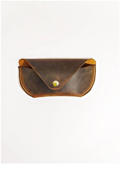 New Coast Leather 1900's Θήκη γυαλιών Unisex από γνήσιο δέρμα χειροποίητη