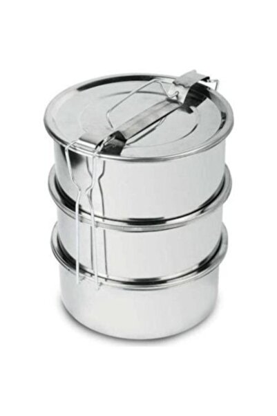 MG حقيبة سفر 3 قطع من الفولاذ المقاوم للصدأ لشخصين مقاس 14x7 سم، رقم 2