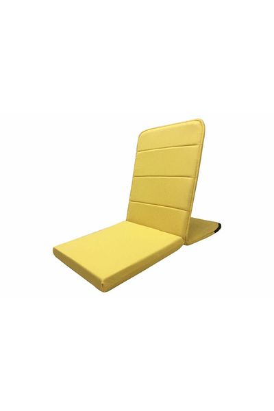 REMEGE Quilted Supported Floor Cushion Quilted Meditation Chair