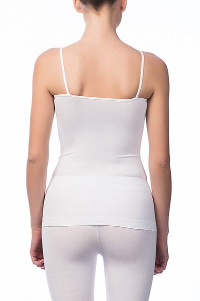 NBB Women's White 3-Rope Strap Seamless Undershirt