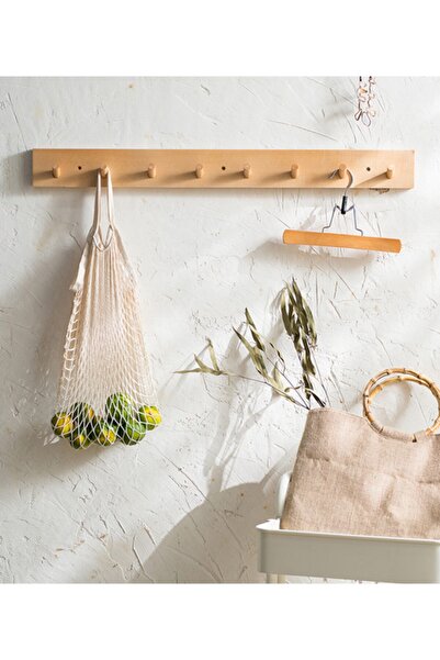 Woodymoda Masif Ahşap Askılık