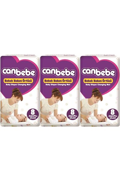 Canbebe Baby Care Cover Bottom Opening 24 Pieces (3pk*8)