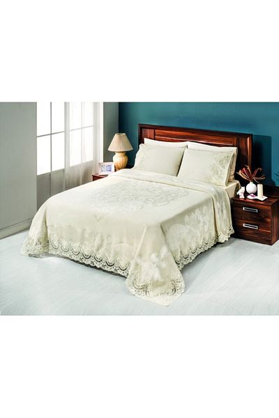 Miss Bella Double Cream French Blanket Pique Set