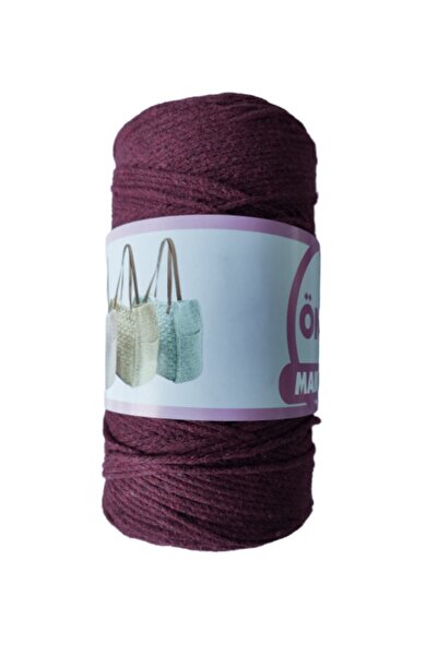 platin hediyelik Ață de bumbac de culoare trandafir uscat, ață de macrame, ață de bumbac fină, 250 grame nr. 10