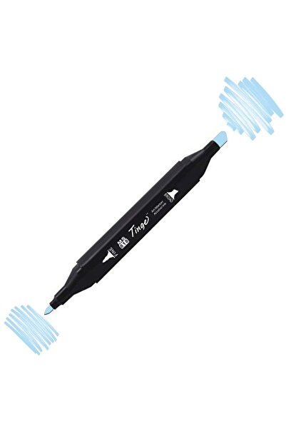 Generic Brand قلم تحديد مزدوج الأطراف Pb185 ضوء أزرق فاتح