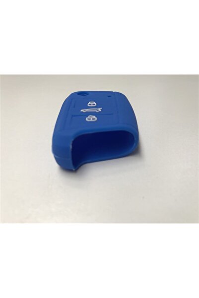 REPLAX Volkswagen Blue Switchblade Start Silicone Key Case Protection Case with Logo