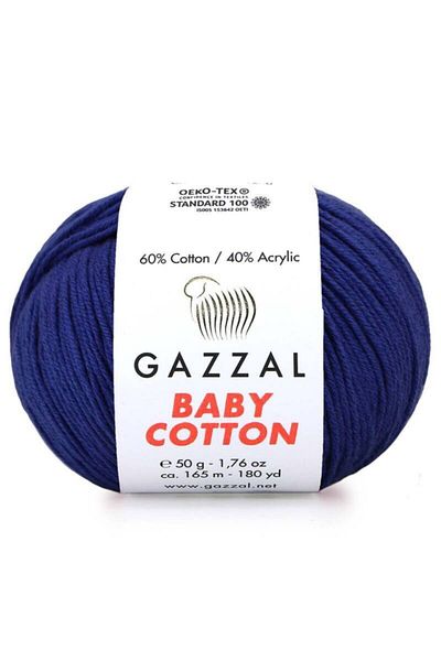 Gazzal Baby Cotton Hand Knitting Thread 50 gr 3438