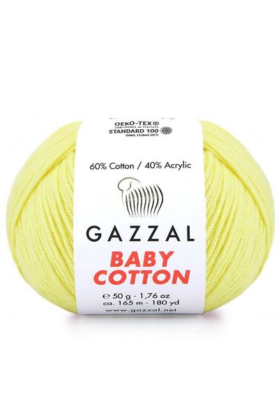 Gazzal Baby Amigurumi Bag - Cotton Floss, Knitting and Punch 50g 3413