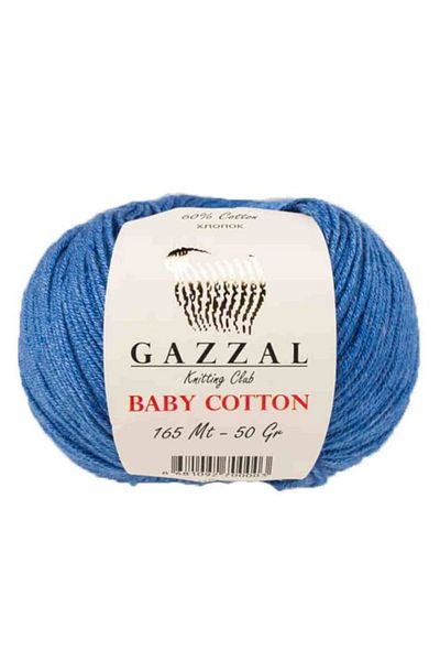 Gazzal Βρεφικό βαμβακερό Amigurumi νήμα Πλεκτό χειρός Πλεκτό νήμα Punch νήμα 50 gr 3431 Indigo Blue