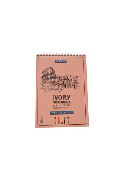 VOX A4 Sketchbook Sketchbook Ivory 100 Gr40 Sheets (220-17)