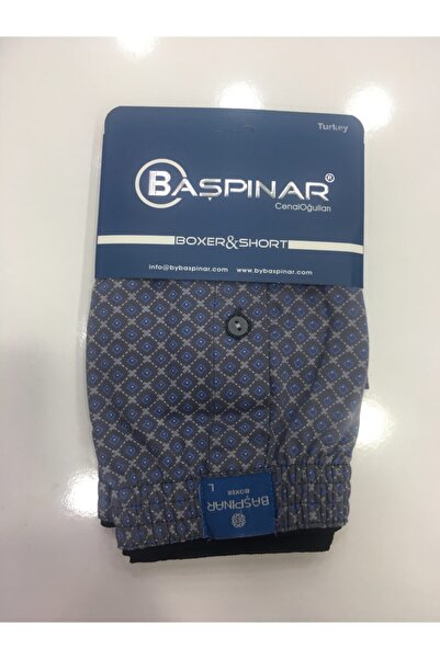 BOXER Erkek Gri Başpınar Premium Koton