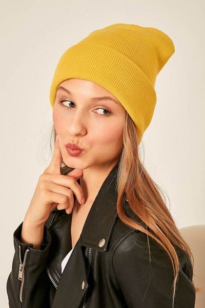 Makro Optik Yellow Beanie Unisex