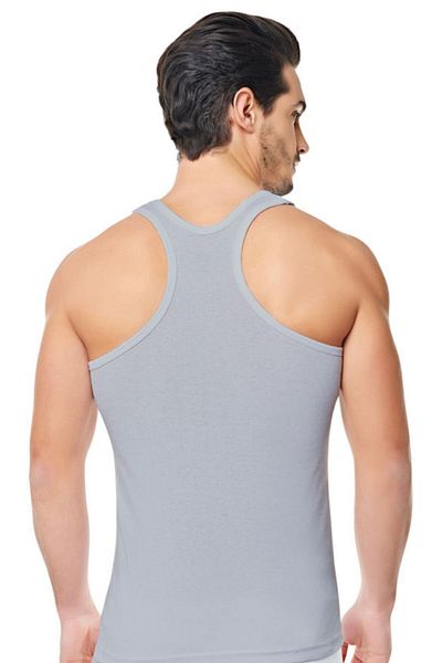 Tutku Men's Gray Strappy Undershirt