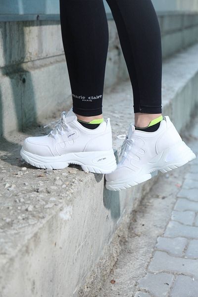 M.P. Pantofi sport de damă albi