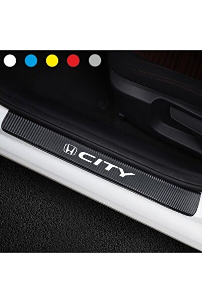 bys Honda City Için Karbon Kapı Eşiği ( 4 Adet )