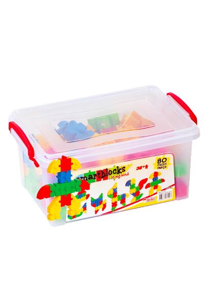 DEDE Smart Block 80 Pieces Lego - in Special Storage Container 03142