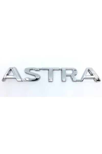 İthal Opel Astra G Bagaj Yazısı Nikelaj Kaplama - Kaliteli Ürün