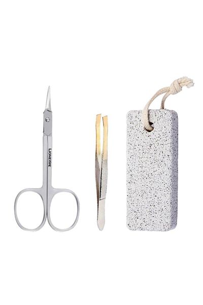 Lionesse Scissors 101 Inox+Tweezers 3008+Ponza Stone Ps-15