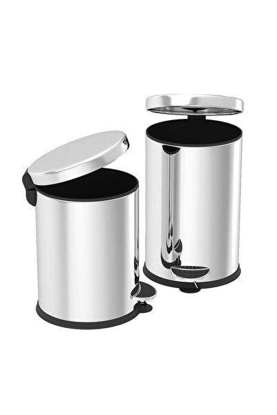 Lider Stainless Steel (Chrome) Pedal Dustbin 20 Lt.