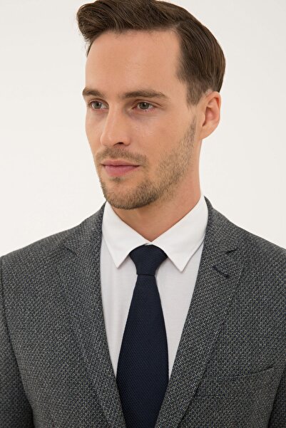 Pierre Cardin Men's Gray Extra Slim Fit Jacket