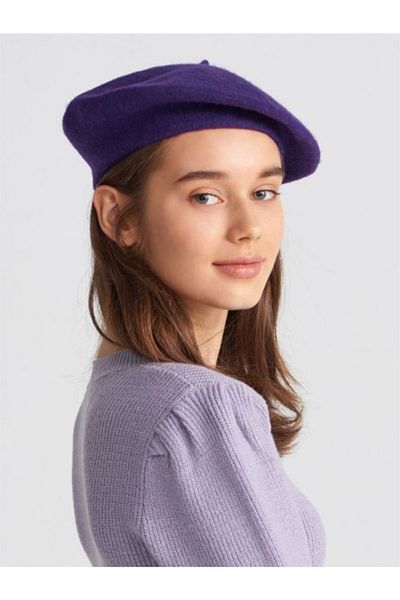 Makro Optik Painter Beret Purple French Hat