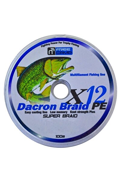 Freecamp Snur de pescuit Dakron 12 Braid 100m 0,45mm
