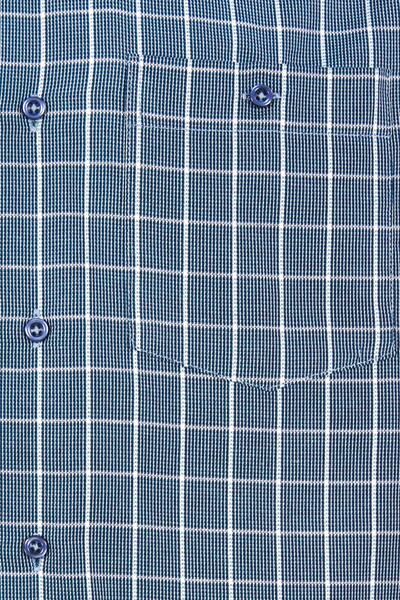 Varetta Men's Green Classic Cut Checked Collar Buttoned Long Sleeve Shirt